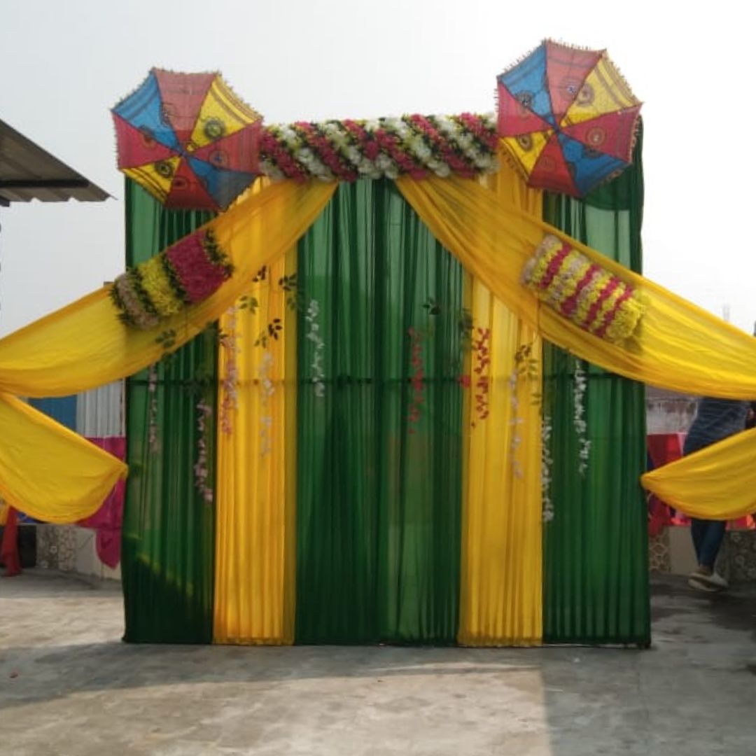 Haldi Mehandi decor