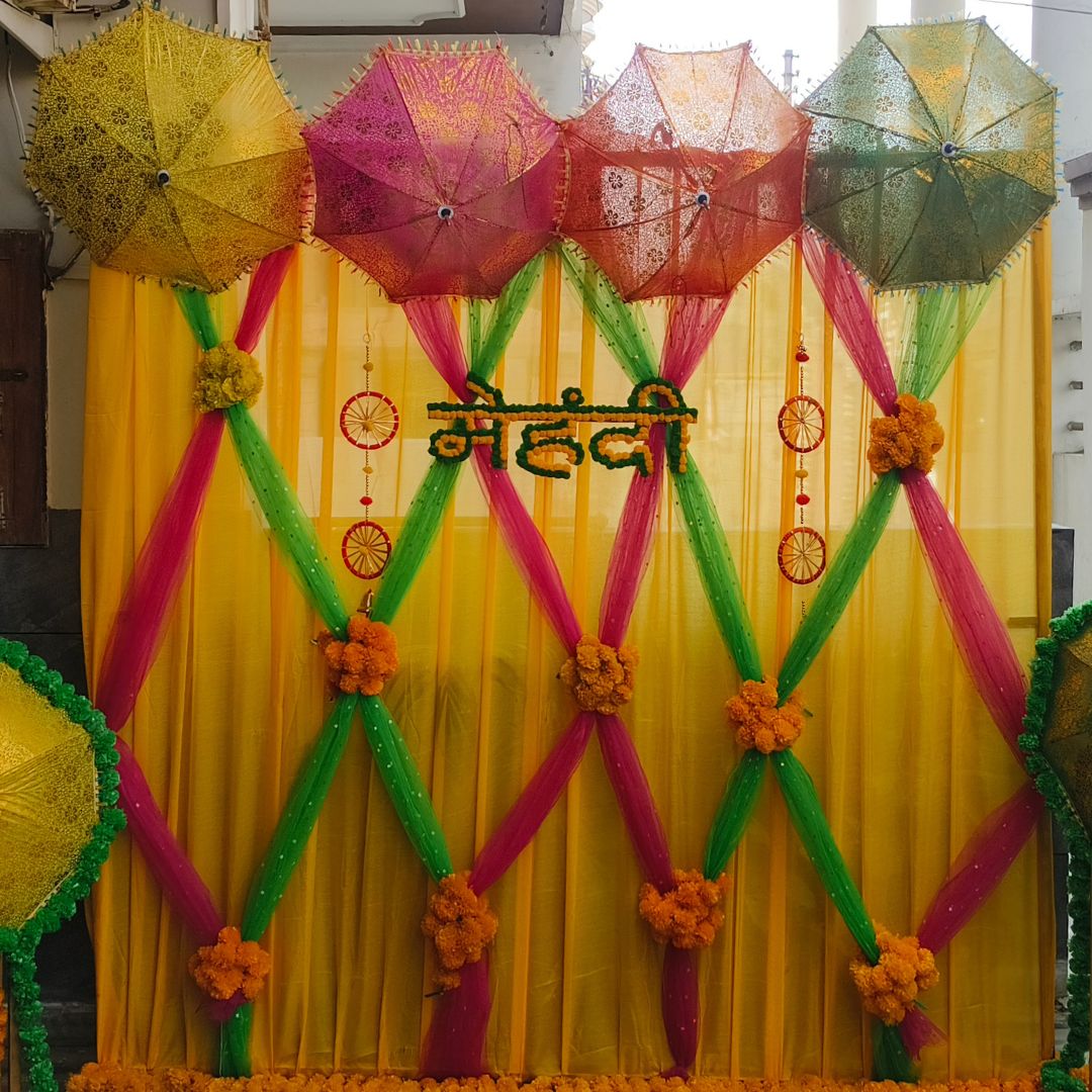 Haldi Mehandi decor