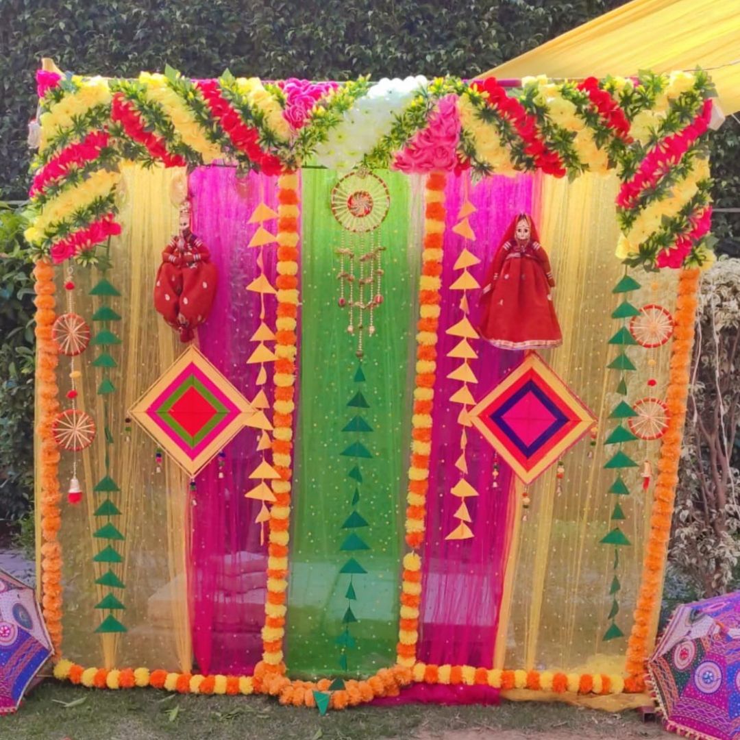 Haldi Mehandi decor