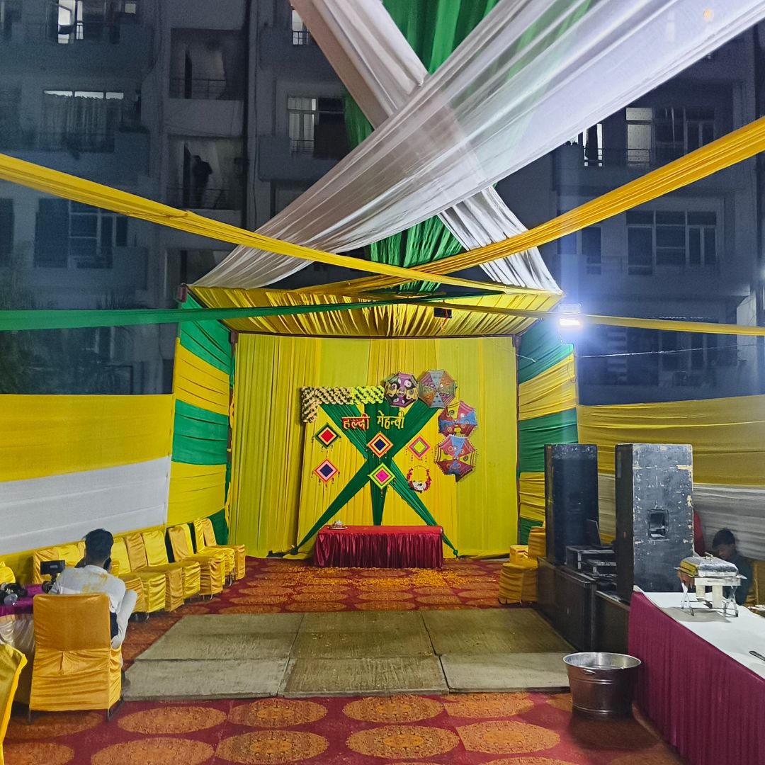 Haldi Mehandi decor