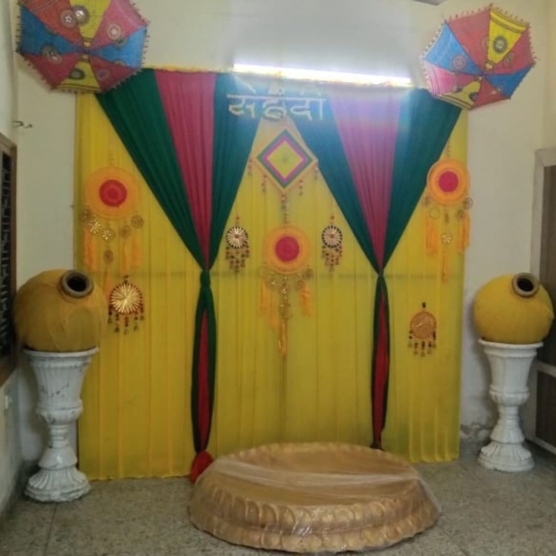Haldi Mehandi decor