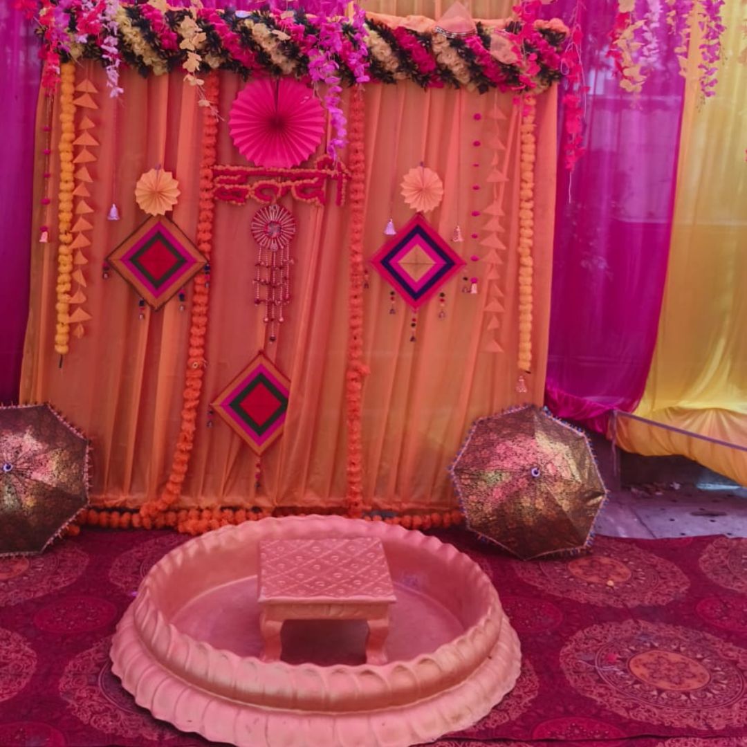 Haldi Mehandi decor